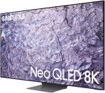 ⁦Samsung 75 Inch TV Neural Quantum Processor 8K QLED - Black - QA75QN800CUXEG [2023 Model]⁩ - الصورة ⁦2⁩