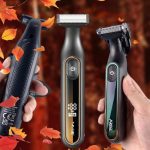 ⁦V-360 Professional Beard Trimmer | Cordless Rechargeable Beard Trimmer with USB Cable | IPX6 Waterproof | Wet & Dry Use (Precision and Professional Performance in Your Home)⁩ - الصورة ⁦2⁩