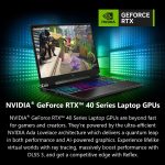 ⁦Acer Nitro 17 Gaming Laptop | AMD Ryzen 7 7840HS Octa-Core CPU | NVIDIA GeForce RTX 4060 Laptop GPU | 17.3" QHD 165Hz IPS Display | 1TB Gen 4 SSD | Wi-Fi 6E | RGB Backlit KB | AN17-41-R7G3, Black⁩ - الصورة ⁦4⁩