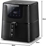 Black & Decker Digital AF700-B5 Pan - Black, 5.8L - الصورة 10