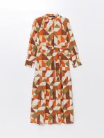 LC WAIKIKI Woman Patterned Long Sleeve Shirt Dress - الصورة 2