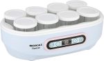 ⁦Sonai yogurt Maker , 8 Glass Jar, 20 Watt -MAR – 1070⁩ - الصورة ⁦2⁩