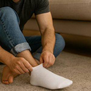 ⁦Sam Socks Set Of 3 Ankle Plain Socks Men 41-46 EU⁩ - الصورة ⁦6⁩