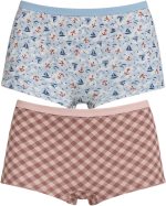 ⁦Dice Pack of 4 Women's Comfy Cotton Hot Short Underwear⁩ - الصورة ⁦2⁩