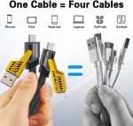 ⁦USB-C Type C + iPhone 120W Super Fast Charger EU Fast Charger Compatible with iPhone 16 Pro Max/iPhone 16 Pro Max/iPhone 16 Pro, Samsung S24 Ultra, A54, A15, S25 Ultra⁩ - الصورة ⁦3⁩
