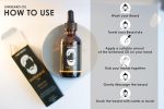 ⁦Beard Oil for strengthening beard growth and nurturing hair follicles - 50 ml - with Argan, Jojoba, Avocado, Sweet Almond, Grapefruit, Macademia and Vitamin E - Unibeard oil with coconut scent⁩ - الصورة ⁦4⁩