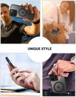 ⁦GaoBao iPhone 13 Pro Max 6.7 Inch Case Compatible with MagSafe, Hybrid Magnetic Case Cover Translucent Matte Back Protection Camera Cover Slim Shockproof Back Anti-Scratch Black⁩ - الصورة ⁦5⁩