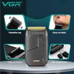 ⁦v-375 Men's Shaver Smoothing Chin Trimmer Rechargeable Pop-up Blade USB Charging Cable Wet and Dry⁩ - الصورة ⁦7⁩