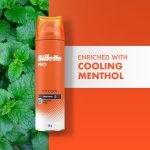 Gillette Pro Shaving Gel Icy Cool with Menthol – 200ml - الصورة 2