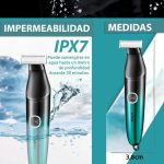 ⁦V-339 Professional Dual-Sided Hair Trimmer, 600mAh Battery, IPX7 Waterproof, 90-Min Runtime, 5 Stubble Combs, USB Charging⁩ - الصورة ⁦6⁩