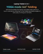 ⁦CHUWI FreeBook 13.5" 2-in-1 Laptop, 16GB LPDDR5 RAM 512GB SSD, Intel N150 (up to 3.6GHz), FHD 2256x1504, SSD 2TB Expansion, Windows 11 Touchscreen Laptops, Keyboard⁩ - الصورة ⁦5⁩