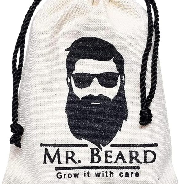 Mr.Beard Nourishing and Softening Tropicana Scent Beard Oil and Balm Bundle with Pouch