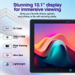 ⁦Fusion5 10.1" Windows 11 Professional Tablet PC - Ultra Slim Full HD Windows Tablet Computer - 8GB RAM, 256GB M.2 SSD, 10 Inch Display, 5G WiFi, Intel Quad-Core CPU, USB 3.0, Micro HDMI, Dual Cameras⁩ - الصورة ⁦3⁩