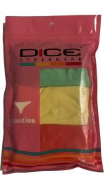 Dice Womens DW Solid Cotton Bikini Pack of 3 Underwear (pack of 3) - الصورة 4