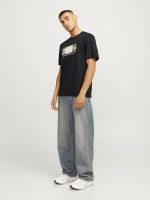 JACK & JONES Men's Portland Block Branding Short-Sleeves T-Shirt - الصورة 5