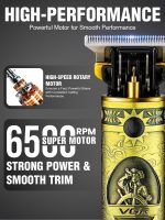⁦VGR V-228 Professional Hair Clipper with LED display Runtime: 180 min Trimmer for Men⁩ - الصورة ⁦3⁩