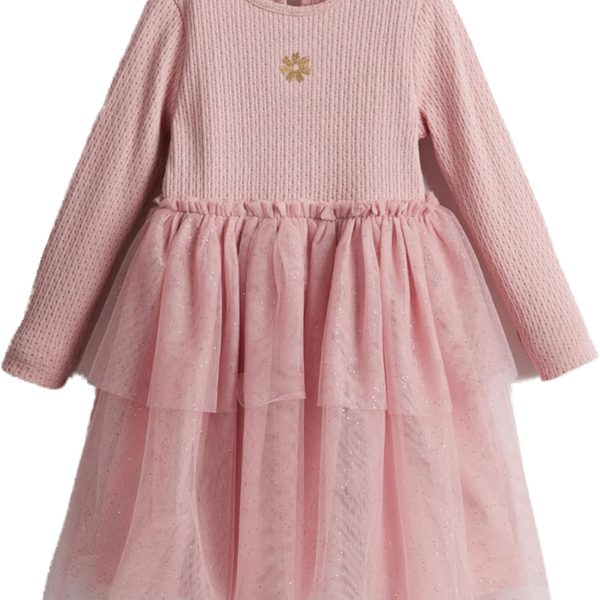 LC WAIKIKI Crew Neck Floral Girls' Dress