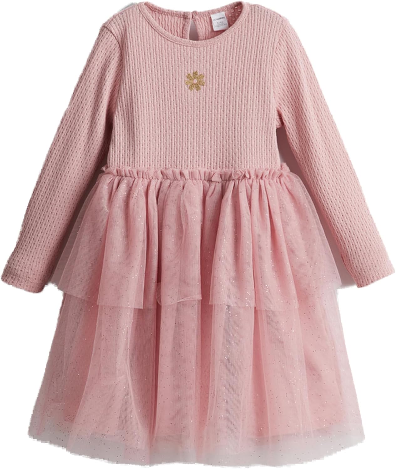 71cC8gl6qJL._AC_SL1500_.jpg LC WAIKIKI Crew Neck Floral Girls' Dress