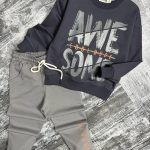 Boys Set Long Sleeves Hooded Sweatshirt and Pants Printed 3 Years 16 Years