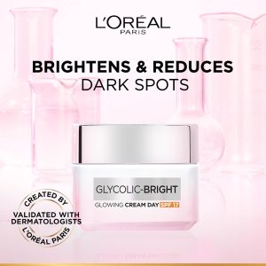 ⁦L’Oréal Paris L'Oréal Paris Glycolic Bright Glowing Day Cream 50ML⁩ - الصورة ⁦2⁩