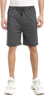 offcliff Mens Melton with zipper summer Melton shorts with zipper