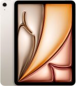 Apple 11-inch iPad Air (M3): Designed for Apple Intelligence, Liquid Retina Display, 256GB, 12MP Front/Back Camera, Wi-Fi 6E, Touch ID, All Day Battery - Starlight