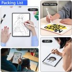 ⁦Vinmooog Stylus Pen for Tablet, Compatible with Samsung/Vivo/Xiaomi/Huawei/Smartphone/Android/iOS, High Sensitivity and Precision Tablet Touch Pen with 2 Replaceable Tips⁩ - الصورة ⁦7⁩