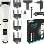Professional Men's Razor V-213 Professional Blades with Blade Length Adjustment Arm Lithium Battery 2000 MAH Charging and Electricity