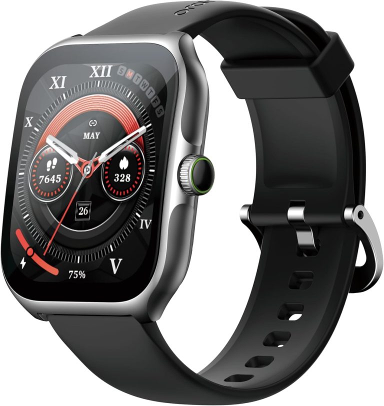 Oraimo Watch Nova AM (OSW-812) 2.01" AMOLED Full Touch Screen Curved Cover Smartwatch​ with Antibacterial Eartips