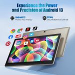 ⁦14.1 Inch Large Tablet, Android 13 Computer Tablets, 1920 * 1080 IPS HD Display, WiFi5, Large Screen Tablet 2025, 6GB+128GB+1TB SD Card Expand, 10000mAh Battery for Work/Study⁩ - الصورة ⁦6⁩