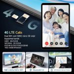 ⁦ALLDOCUBE Android 14 Tablet, 8.4 inch Helio G99 iPlay 60 Mini Pro Tablet, 16GB RAM 128GB ROM 512GB Expandable, FHD 1920x1200 Display, Widevine L1, 6050mAh, 5MP/13MP Camera, 4G LTE Bluetooth 5.2⁩ - الصورة ⁦7⁩