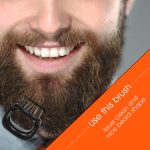 ⁦ITME Beard Brush for Men Short Bristles with Plastic Handle, Professional Hair Salon Tools Barber Shaving Tool for Men's Beard Styling Grooming and Shaping⁩ - الصورة ⁦4⁩