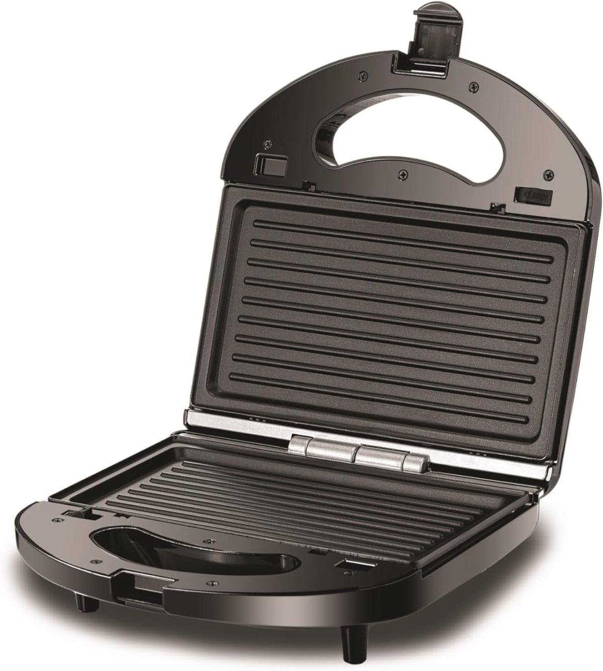 ⁦Black & Decker 3 In 1 Interchangeable 780W TS2130-B5, Grill & Waffle& Sandwich Maker Silver/Black - (International Warranty)⁩ - الصورة ⁦3⁩