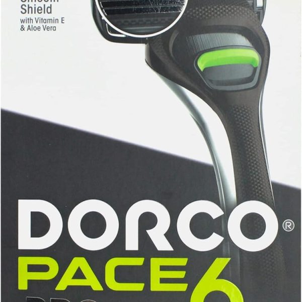 DORCO PACE 6 PRO SYSTEM RAZOR 6 BLADES - (1Handle+2Heads)