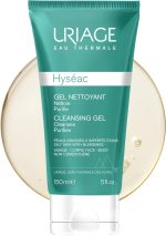 URIAGE HYSEAC Face cleanser for oily skin I 100% purified skin, eliminates sebum excess. Ultra-gentle foaming facial gel cleanser I Face & Body I Paraben & Soap-Free I Physiological pH