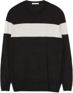 LC WAIKIKI Men Crew Neck Long Sleeve Striped Knitwear Sweater