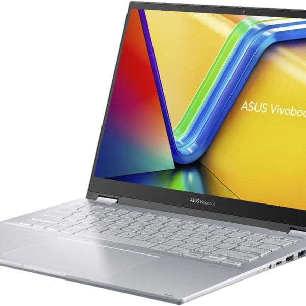 ASUS Vivobook S 14 Flip, AMD Ryzen 5 7530U, 8GB DDR4 on board AMD Radeon Graphics, 15.6" (1920 x 1200) 16:10 IPS 300 Nits, 512GB SSD, Windows 11 (TN3402YA-LZ005W) 1 Year Perfect Warranty by ASUS
