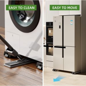 ⁦EWX Heavy Duty Appliance Rollers, Fourth Generation Extendable Appliance Rollers Adjustable Base For Washer and Dryer, Easily Move Washing Machine, Furniture,Refrigerators,Wine cooler⁩ - الصورة ⁦6⁩
