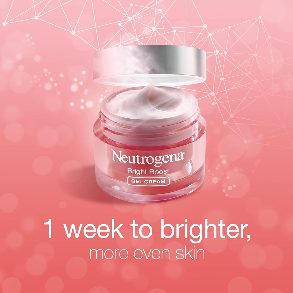 ⁦Neutrogena Gel Cream, Bright Boost, reduces appearance of dark spots, uneven skin tone and fine lines , lightweight formula ,50 ml⁩ - الصورة ⁦5⁩
