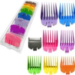 HMM 8 Pieces Guide Combs Sized from 1/8”to 1”(3mm-25mm), Replacement Guards Set Fits for Most Full Size Hair Clippers/Trimmers
