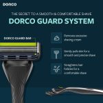 ⁦DORCO PACE 6 PRO SYSTEM RAZOR 6 BLADES - (1Handle+2Heads)⁩ - الصورة ⁦5⁩