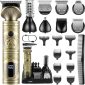 VGR V-106 Professional 6in1 Grooming Kit with LED Display Trimmer 180 min Runtime 16 Length Settings (Gold)