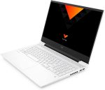⁦HP Victus 16-e1027ne Gaming Laptop - Ryzen 5-6600H 6-Cores, 16 GB DDR5-4800 MHz RAM, 512GB SSD, 16.1" FHD (1920X1080) 144 Hz IPS, NVIDIA GeForce RTX 3050 4GB GDDR6 Graphics, Backlit Keyboard - white⁩ - الصورة ⁦3⁩