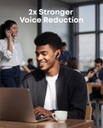 ⁦Soundcore Liberty 5 by Anker, Noise-Cancelling Wireless Earbuds, 2x Stronger Voice Reduction, Adaptive Noise Cancellation, Fast Charging, Dolby Audio, 6-Mic AI Clear Calls,18 Months Warranty, Black⁩ - الصورة ⁦2⁩