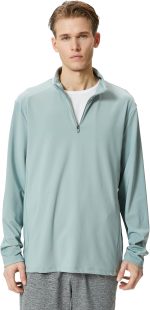 KOTON mens Half Zipper High Neck Sport Sweatshirt