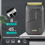 ⁦v-375 Men's Shaver Smoothing Chin Trimmer Rechargeable Pop-up Blade USB Charging Cable Wet and Dry⁩ - الصورة ⁦4⁩