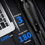 ⁦KEMEI 2299 Trimmer Professional Cordless Hair Clipper for Men Electric Beard Trimmers Barber Hair Cuttings Kit, Zero Gapped T Blade Trimmers for Men, KM-2299⁩ - الصورة ⁦4⁩