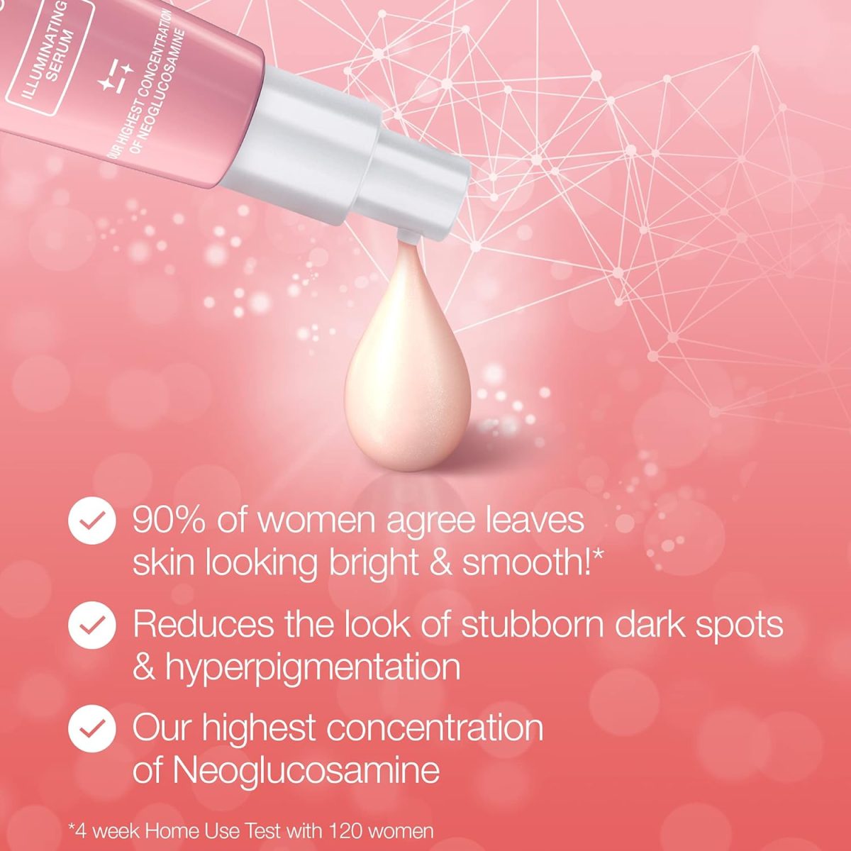 ⁦Neutrogena Illuminating Serum, Bright Boost, Reduces appearance of dark spots, uneven skin tone and fine lines, Prevents skin aging for brighter skin, 30ml Serum⁩ - الصورة ⁦6⁩