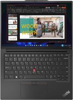 ⁦Lenovo Thinkpad E14 Gen5 14" WUXGA Laptop - Intel Core i7-1355U, 24GB RAM (16GB + 8GB Soldered), 512GB SSD, Windows 11 Pro - Black (21JKCTO1WWCA1)⁩ - الصورة ⁦4⁩