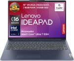 Lenovo IdeaPad Slim 5 16IMH9 Laptop | 16" WUXGA Intel Core Ultra 7 155H 16GB RAM 512GB SSD | Integrated NPU Intel AI Boost 11 Tops | Windows 11 Home